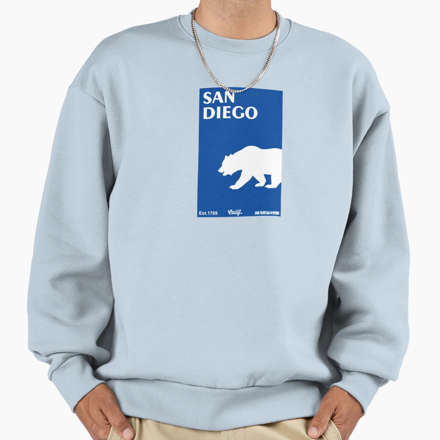 San Diego California Sweatshirt - Graphic Print Unisex - T-Shirt, Sweatshirt, Hoodie