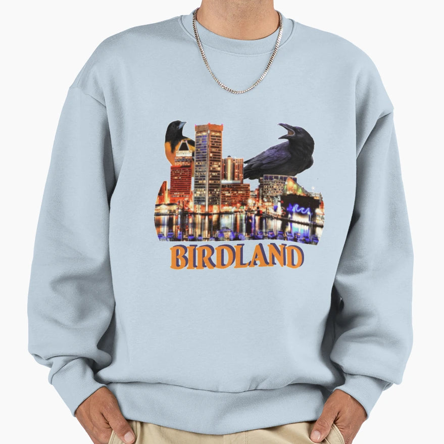 Baltimore Football And Baseball Hybrid Sweatshirt - Custom Art Print Unisex - T-Shirt, Sweatshirt, Hoodie