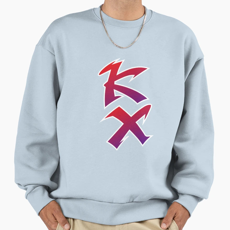 Kawasaki Red Purple Kx Logo Sweatshirt - Novelty Apparel Unisex - T-Shirt, Sweatshirt, Hoodie