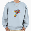 Letter P Color Sweatshirt - Trendy Graphic Unisex - T-Shirt, Sweatshirt, Hoodie