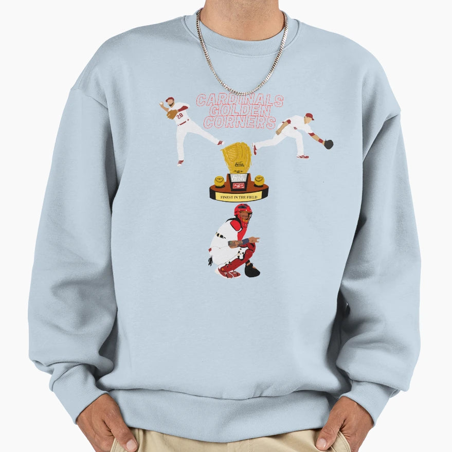 Golden Corners Sweatshirt - Trendy Graphic Unisex - T-Shirt, Sweatshirt, Hoodie