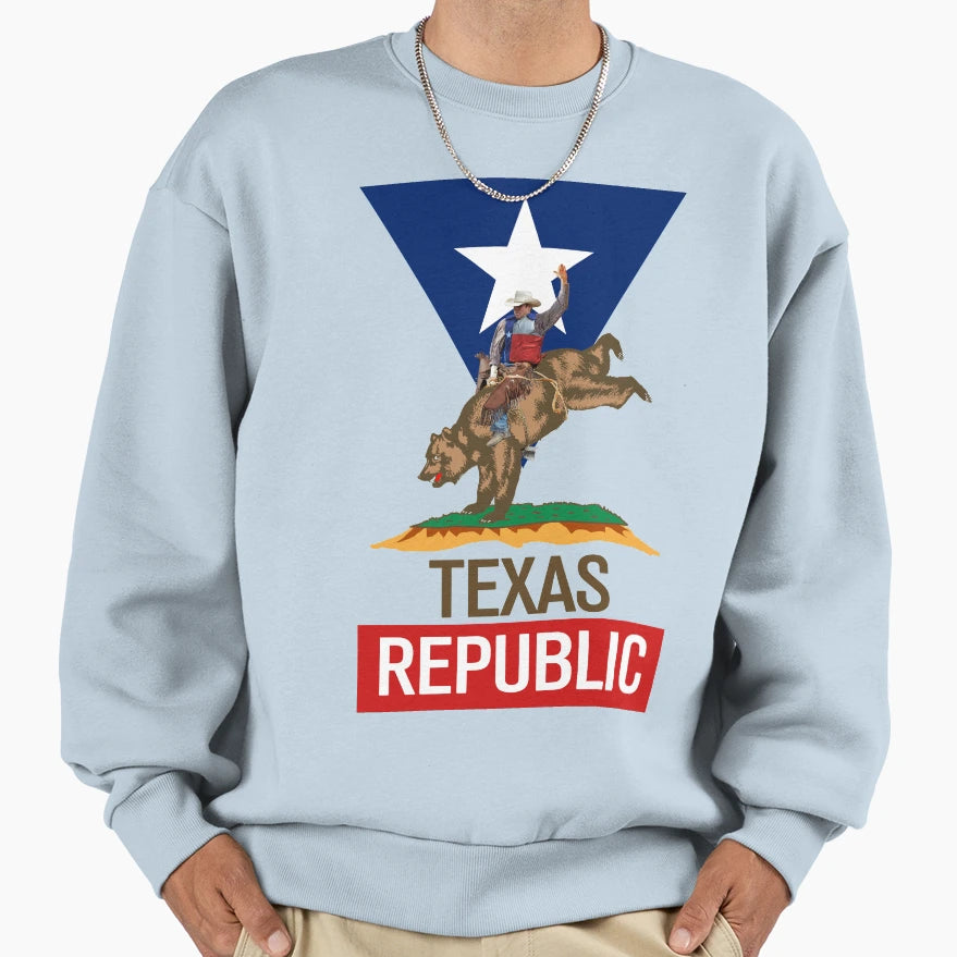 Texas Republic Rodeo Sweatshirt - Fun Novelty Design Unisex - T-Shirt, Sweatshirt, Hoodie