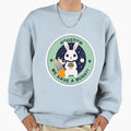 Houston We Have Bunny Sweatshirt - Minimalist Print for Adults - T-Shirt, Sweatshirt, Hoodie