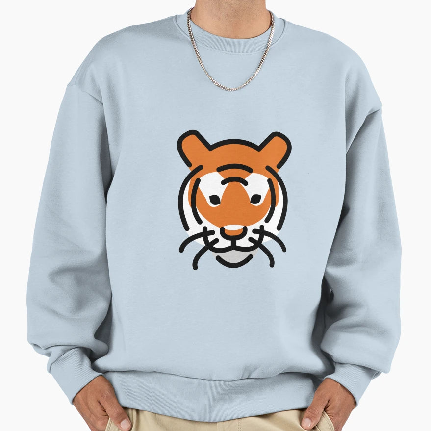 Tiger Sweatshirt - Trendy Graphic Men Women - T-Shirt, Sweatshirt, Hoodie