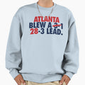 Atlanta Blew 3 1 28 3 Lead Red Navy Sweatshirt - Streetwear Style Unisex - T-Shirt, Sweatshirt, Hoodie