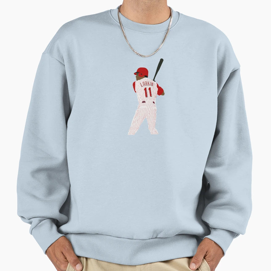 Barry Larkin Sweatshirt - Aesthetic Graphic for Adults - T-Shirt, Sweatshirt, Hoodie