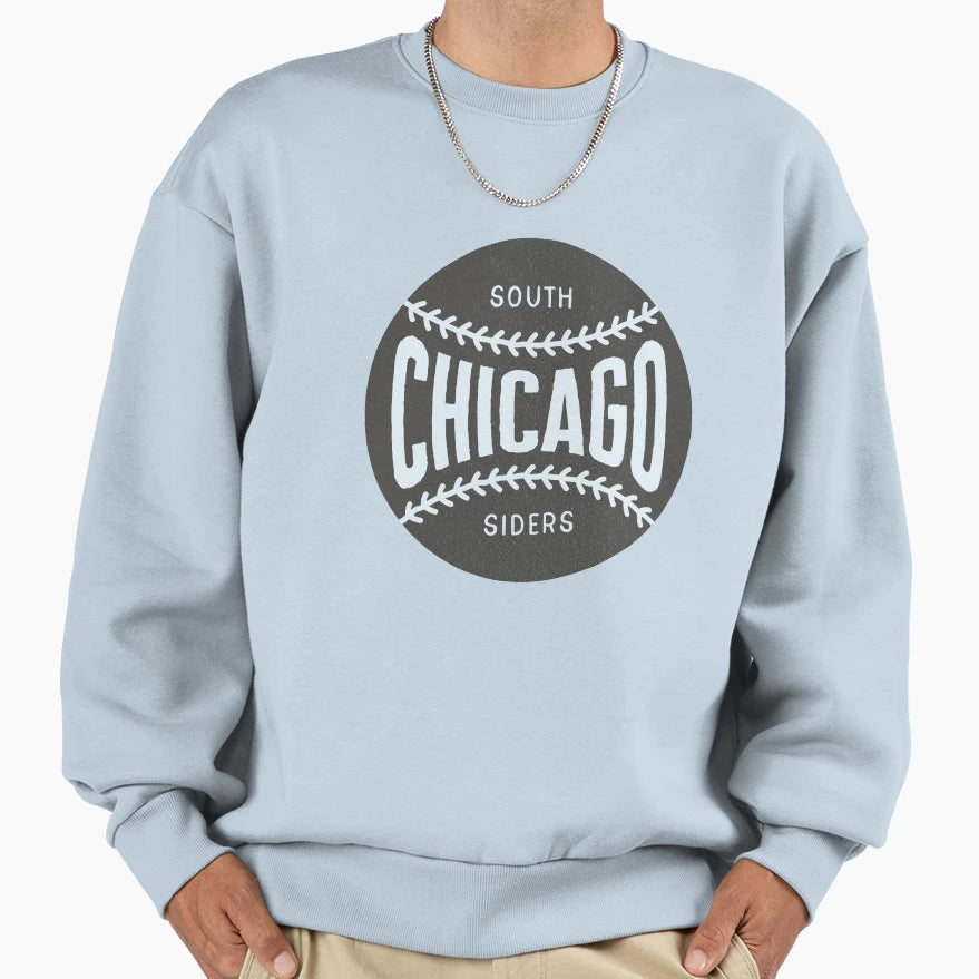 Chicago Baseball Ball Stitching Sweatshirt - Streetwear Style Men Women - T-Shirt, Sweatshirt, Hoodie