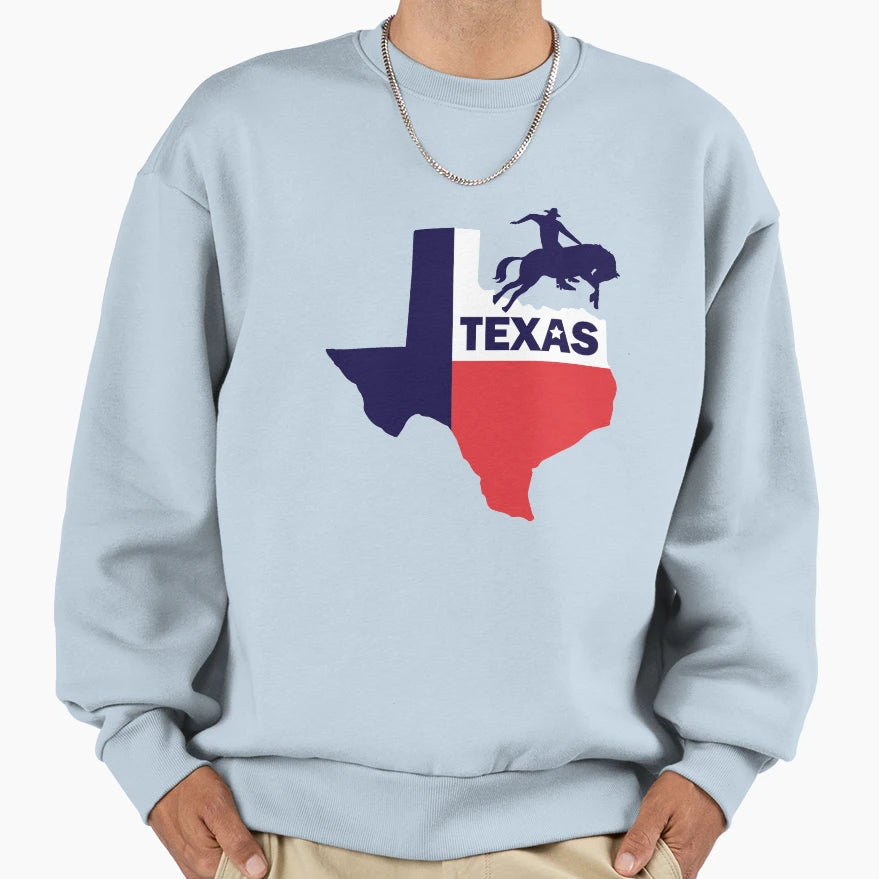 Texas Cowboy Sweatshirt - Streetwear Style Men Women - T-Shirt, Sweatshirt, Hoodie