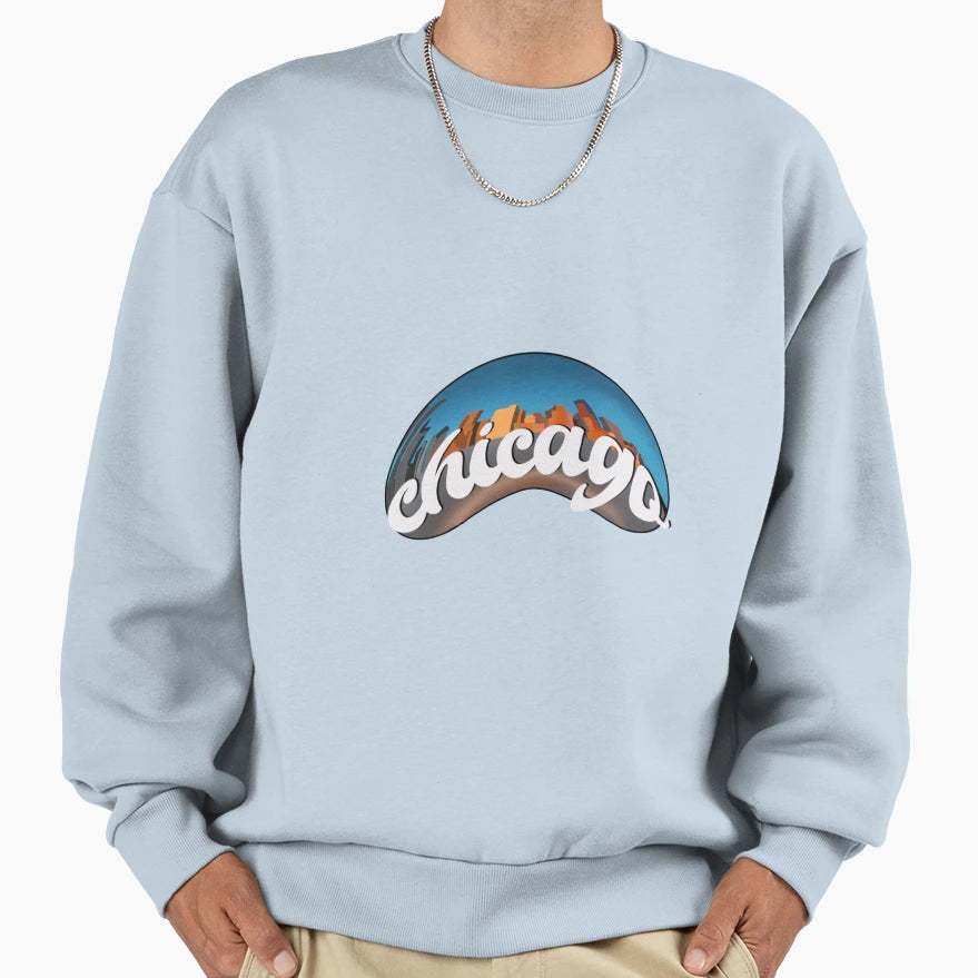 Chicago Bean Cloud Gate Sweatshirt - Streetwear Style for Adults - T-Shirt, Sweatshirt, Hoodie