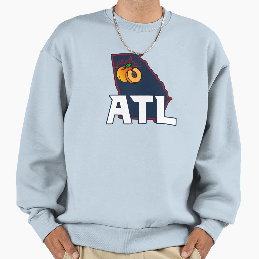 Atl Peaches Sweatshirt - Streetwear Style Unisex - T-Shirt, Sweatshirt, Hoodie