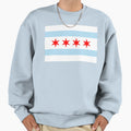 Chicago Flag Sweatshirt - Fun Novelty Design Men Women - T-Shirt, Sweatshirt, Hoodie