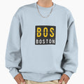 Bos Boston Airport Code Sweatshirt - Unique Graphic for Adults - T-Shirt, Sweatshirt, Hoodie