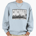 Cincinnati Cityscape Sweatshirt - Graphic Print Men Women - T-Shirt, Sweatshirt, Hoodie