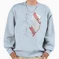 New Jersey Usa Map Real Sweatshirt - Fun Novelty Design for Adults - T-Shirt, Sweatshirt, Hoodie