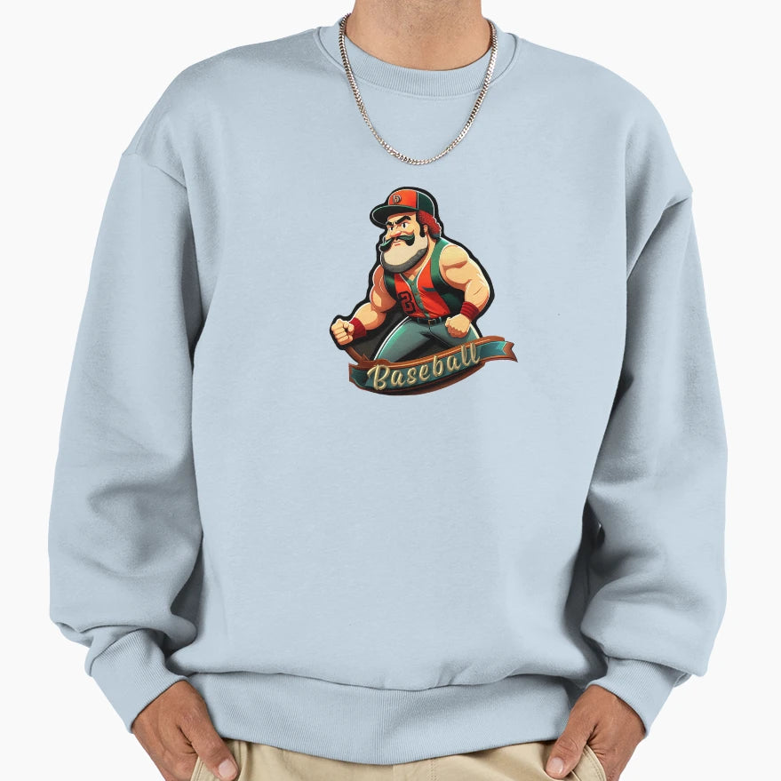 Baseball Sweatshirt - Graphic Print Unisex - T-Shirt, Sweatshirt, Hoodie