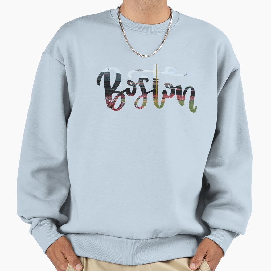 Boston Sweatshirt - Custom Art Print Unisex - T-Shirt, Sweatshirt, Hoodie