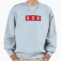 Kor South Korea Trigram Tiles White Sweatshirt - Aesthetic Graphic Unisex - T-Shirt, Sweatshirt, Hoodie