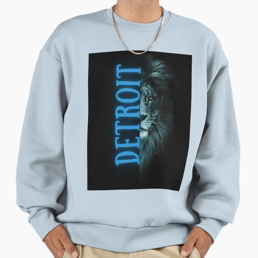 Detroit Sweatshirt - Aesthetic Graphic Men Women - T-Shirt, Sweatshirt, Hoodie