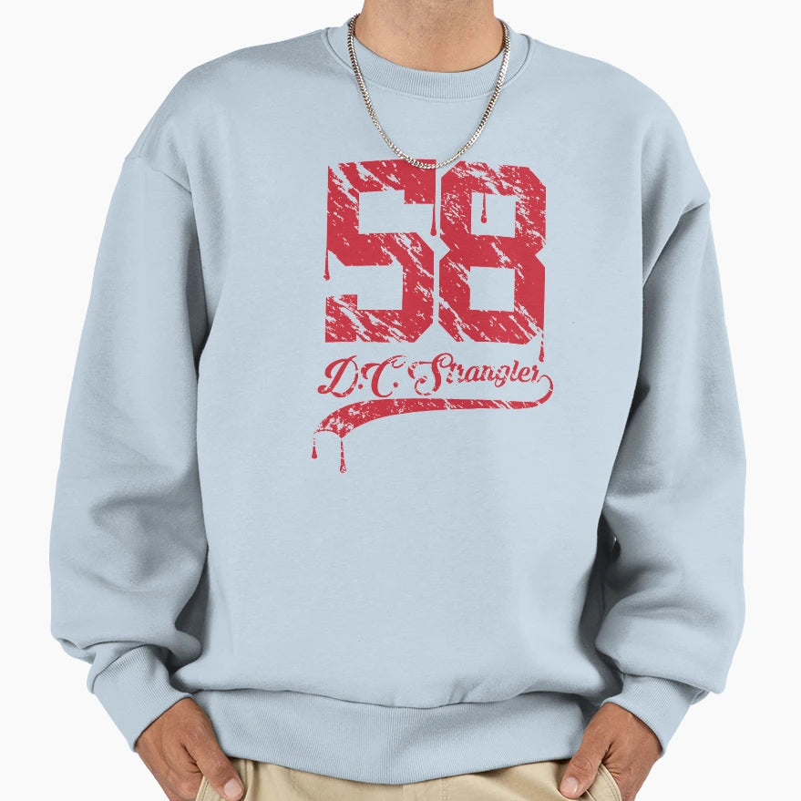 D C Strangler Sweatshirt - Minimalist Print for Adults - T-Shirt, Sweatshirt, Hoodie