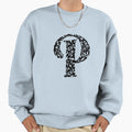 Letter P Initial Ornament Pattern Sweatshirt - Casual Everyday Wear Unisex - T-Shirt, Sweatshirt, Hoodie