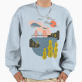 Bay Sunset Sweatshirt - Casual Everyday Wear Men Women - T-Shirt, Sweatshirt, Hoodie
