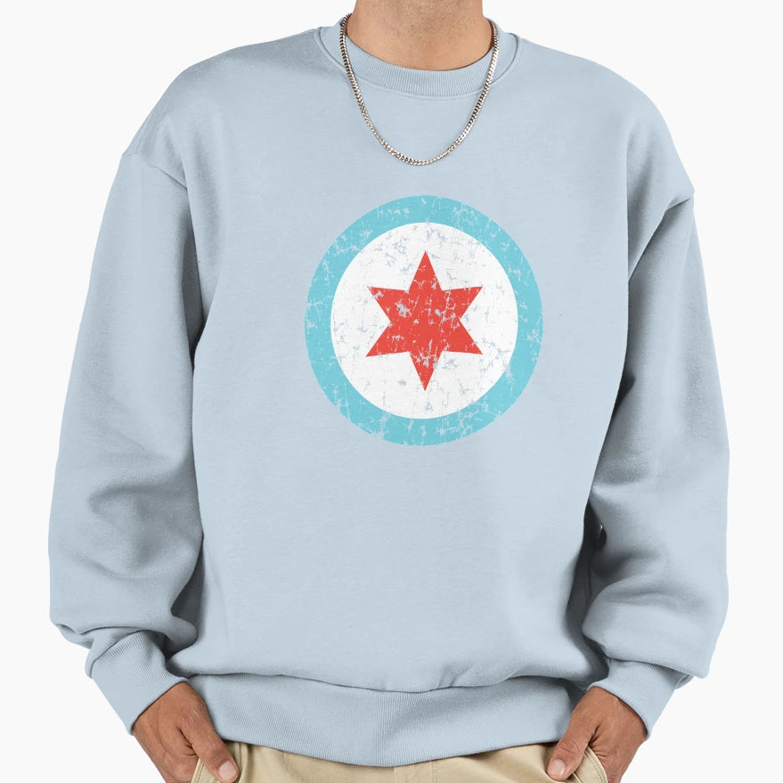Chicago Insignia Sweatshirt - Casual Everyday Wear Unisex - T-Shirt, Sweatshirt, Hoodie