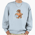 Orange Tigers Play Sweatshirt - Casual Everyday Wear Men Women - T-Shirt, Sweatshirt, Hoodie