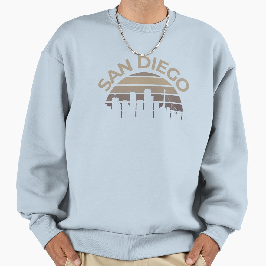San Diego California Summer Sunset T-Shirt - Novelty Apparel Men Women - T-Shirt, Sweatshirt, Hoodie