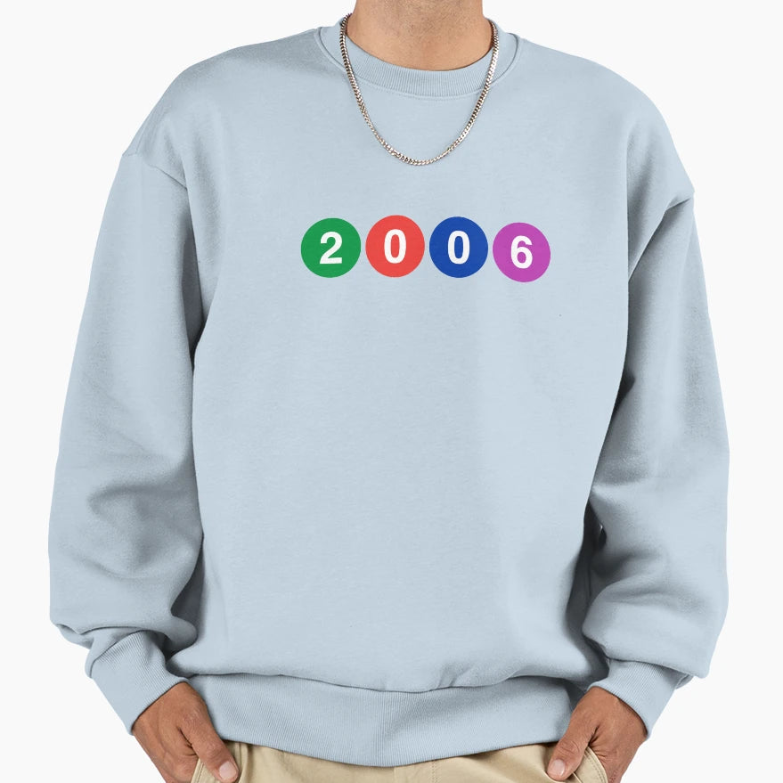 2006 New York City Subway Sweatshirt - Minimalist Print Men Women - T-Shirt, Sweatshirt, Hoodie