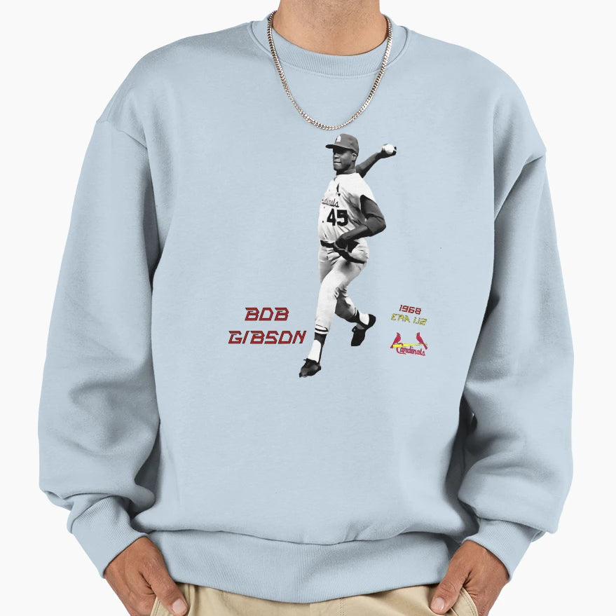Bob Gibson Sweatshirt - Fun Novelty Design for Adults - T-Shirt, Sweatshirt, Hoodie