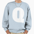 Alphabet Q Uppercase Letter Q Sweatshirt - Streetwear Style Men Women - T-Shirt, Sweatshirt, Hoodie
