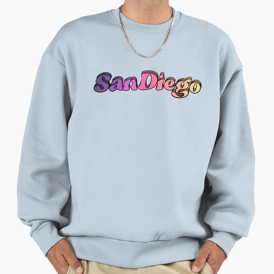 San Diego Sunset Sweatshirt - Streetwear Style Men Women - T-Shirt, Sweatshirt, Hoodie