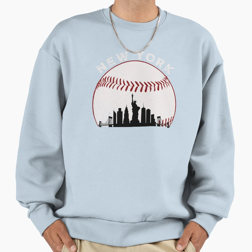 New York City Mlb Baseball Lover Sweatshirt - Unique Graphic Men Women - T-Shirt, Sweatshirt, Hoodie