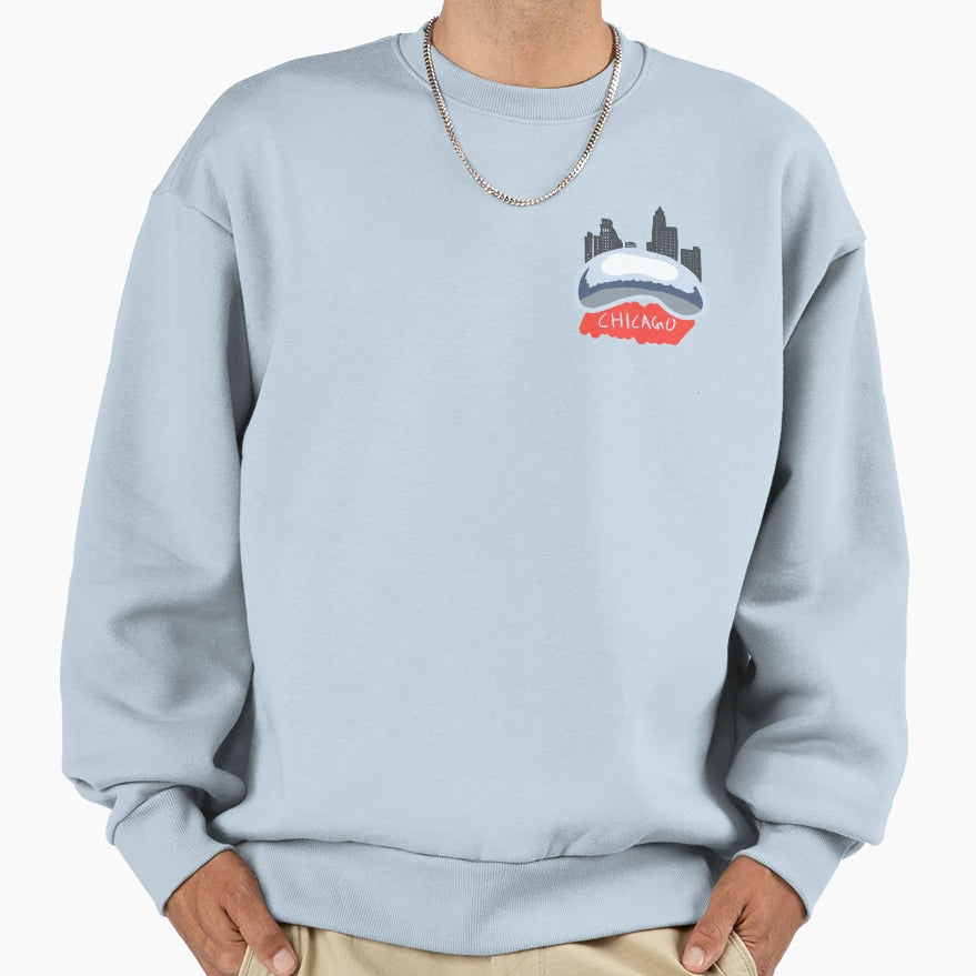 Chicago City Sweatshirt - Novelty Apparel Men Women - T-Shirt, Sweatshirt, Hoodie