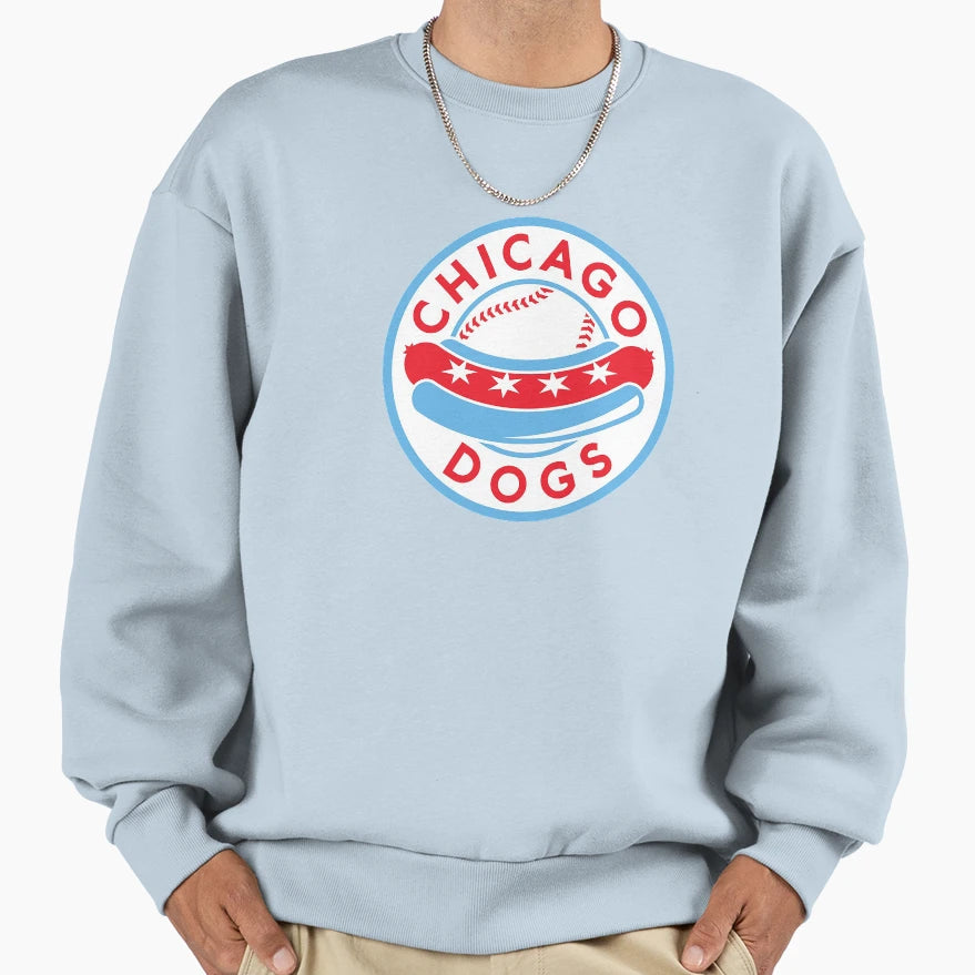 Chicago Dogs Sweatshirt - Custom Art Print Unisex - T-Shirt, Sweatshirt, Hoodie