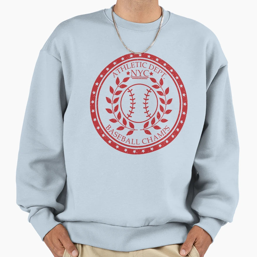 Baseball Sport Sweatshirt - Aesthetic Graphic Men Women - T-Shirt, Sweatshirt, Hoodie