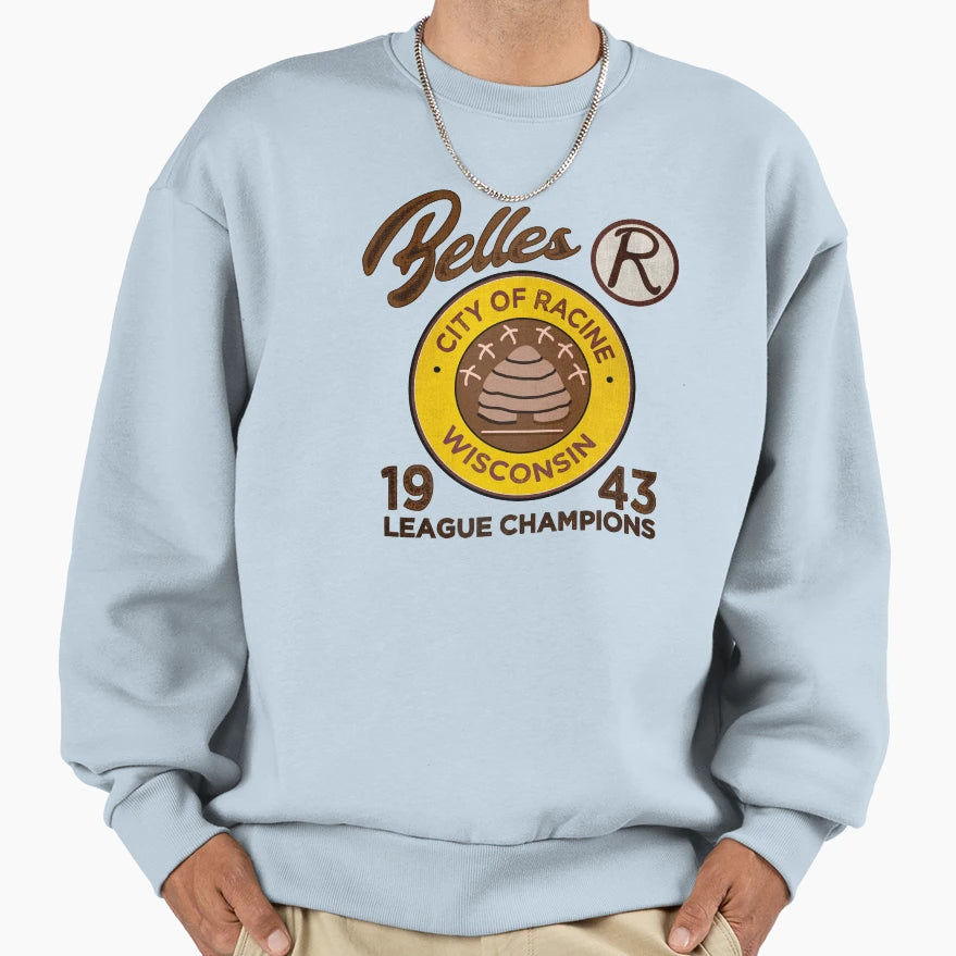 Racine Belles Aagpbl Racine Wi Sweatshirt - Aesthetic Graphic for Adults - T-Shirt, Sweatshirt, Hoodie