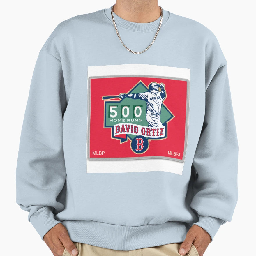 David Ortiz 500 Sweatshirt - Minimalist Print Men Women - T-Shirt, Sweatshirt, Hoodie