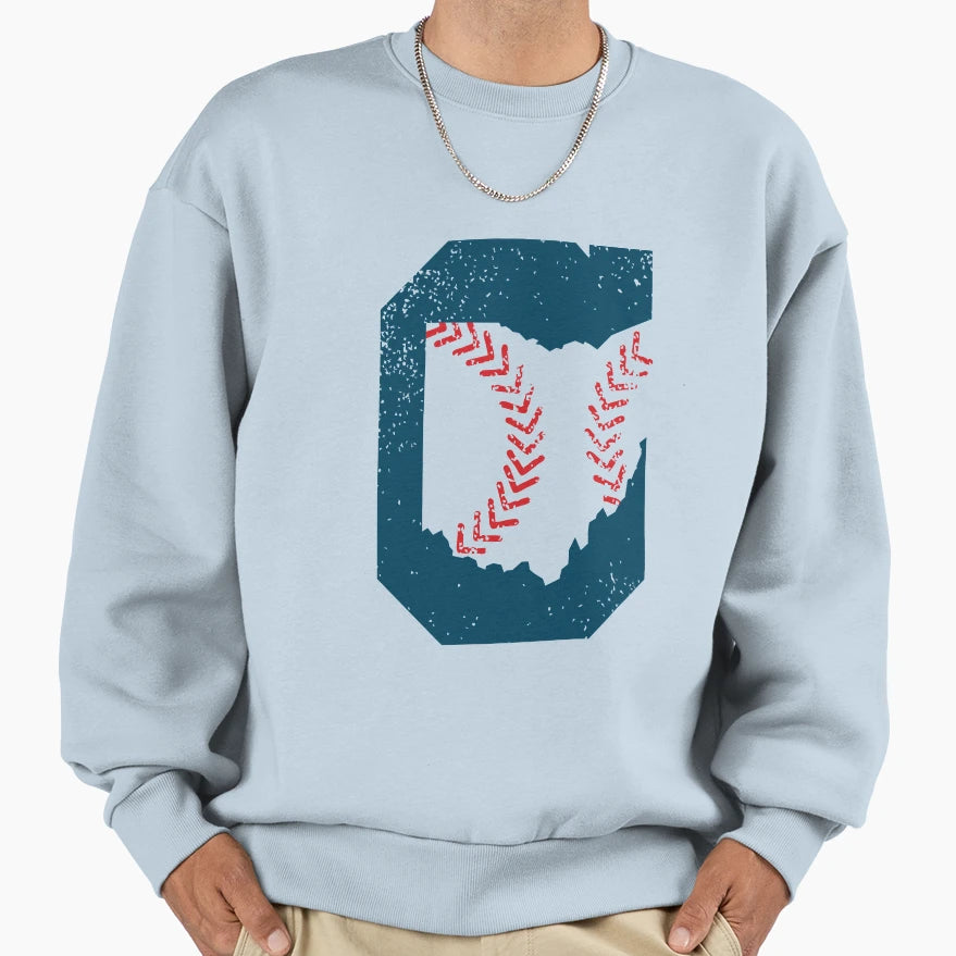 Cleveland Ohio Baseball Sweatshirt - Fun Novelty Design Men Women - T-Shirt, Sweatshirt, Hoodie