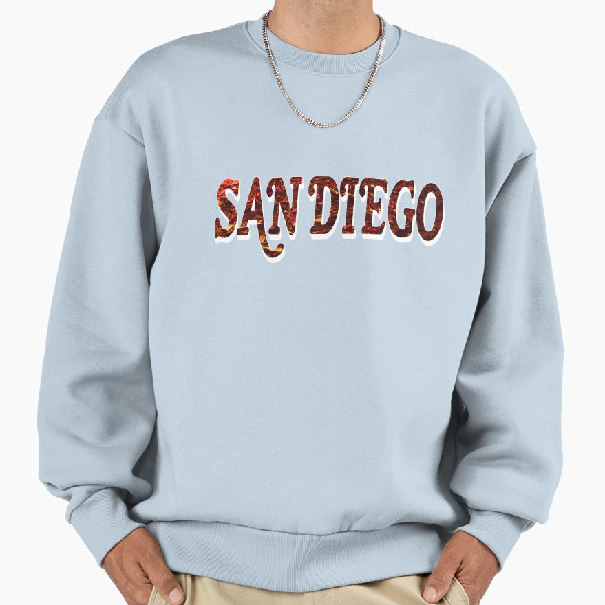 San Diego California Sweatshirt - Novelty Apparel for Adults - T-Shirt, Sweatshirt, Hoodie