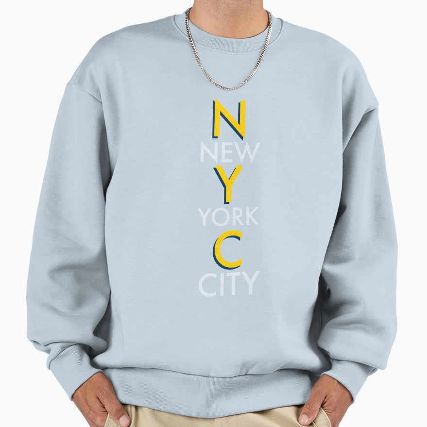 Nyc New York City Sweatshirt - Casual Everyday Wear Unisex - T-Shirt, Sweatshirt, Hoodie