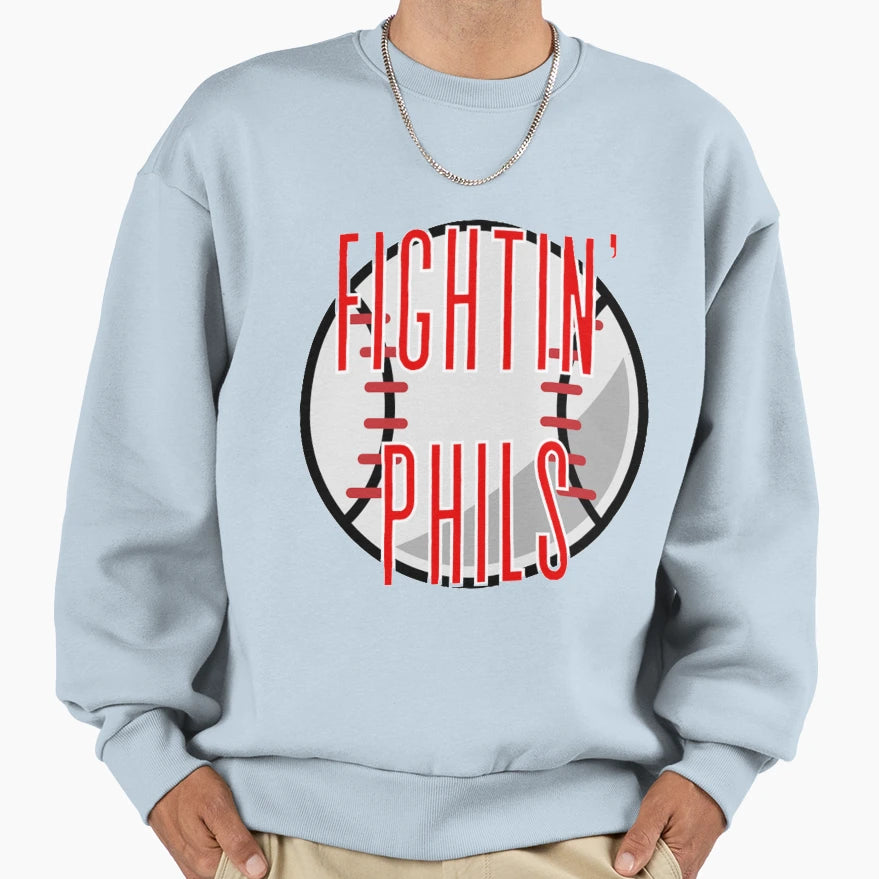 Fightin Phils Sweatshirt - Novelty Apparel for Adults - T-Shirt, Sweatshirt, Hoodie