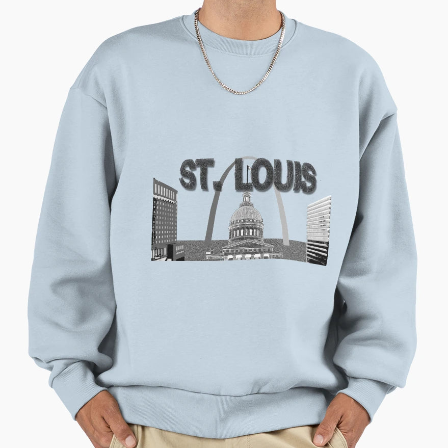 Saint Louis Sweatshirt - Aesthetic Graphic Men Women - T-Shirt, Sweatshirt, Hoodie