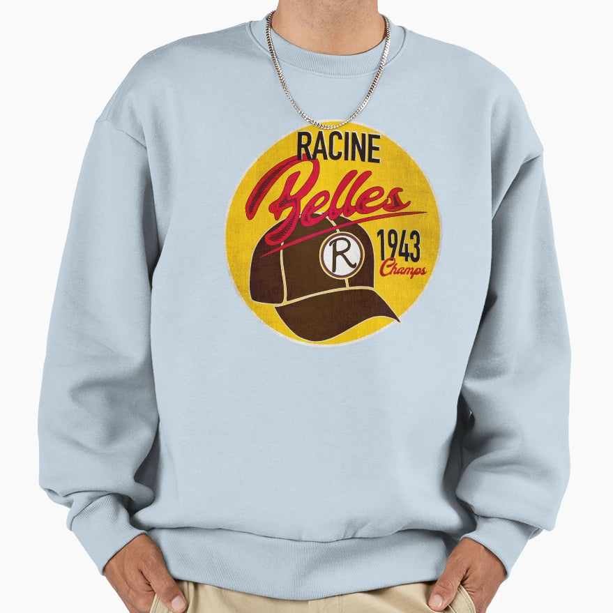 Racine Belles 1943 League Champions Sweatshirt - Aesthetic Graphic Unisex - T-Shirt, Sweatshirt, Hoodie