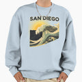 San Diego Wave Sweatshirt - Minimalist Print Unisex - T-Shirt, Sweatshirt, Hoodie