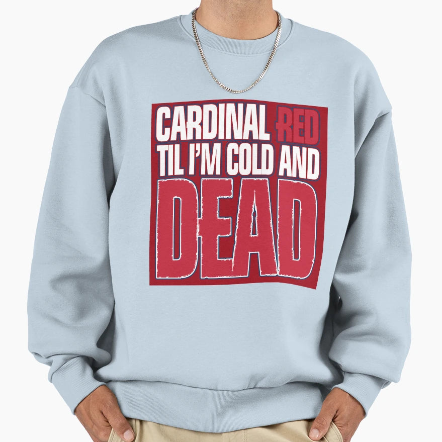 Cardinal Red Baseball Sweatshirt - Fun Novelty Design Unisex - T-Shirt, Sweatshirt, Hoodie