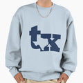 Tx Blue Sweatshirt - Unique Graphic for Adults - T-Shirt, Sweatshirt, Hoodie