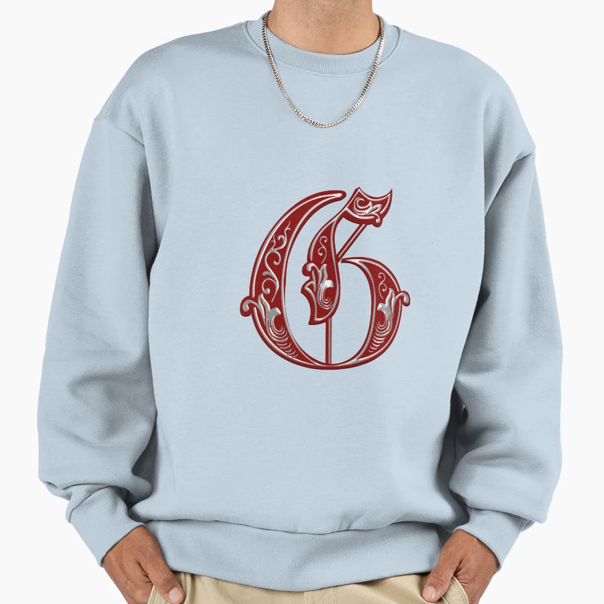 Letter G Sweatshirt - Minimalist Print Unisex - T-Shirt, Sweatshirt, Hoodie