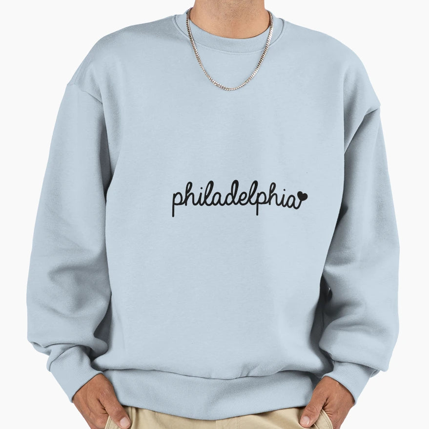 Philadelphia Sweatshirt - Graphic Print for Adults - T-Shirt, Sweatshirt, Hoodie