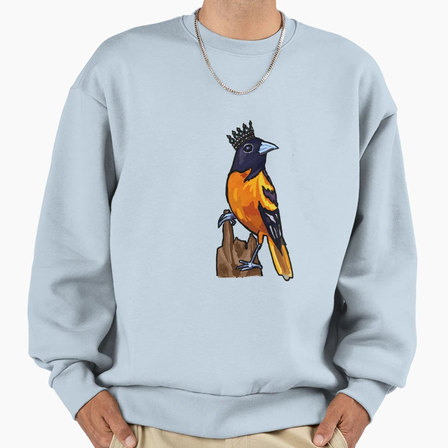 Royal Oriole Sweatshirt - Fun Novelty Design for Adults - T-Shirt, Sweatshirt, Hoodie